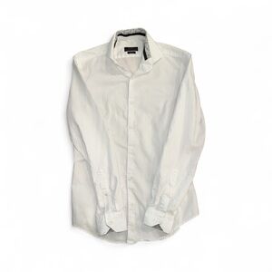 Zara Men's Crisp White Dress Shirt